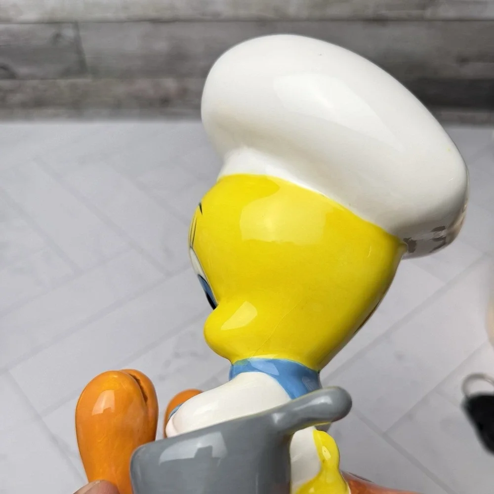 Tweety Bird Flour Sack Cookie Jar Warner Brothers Looney Tunes 1997 VTG